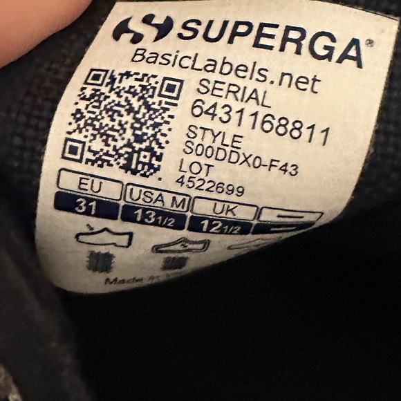 Superga Italian sneaker 2750 Cotbumpj | Blue Graphite - Picture 9 of 9